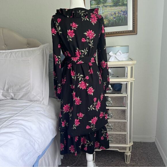 Draper James floral wrap dress size XS NWT - Picture 3 of 6